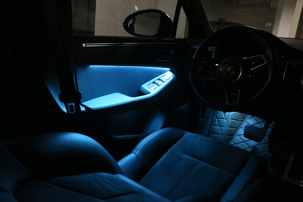 适用于保时捷macan 老卡宴 新卡宴9ya led车内气氛灯保时捷氛围灯