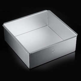 达熙铝合金阳极正方形蛋糕模戚风烘焙模具5/6/7/8/10寸