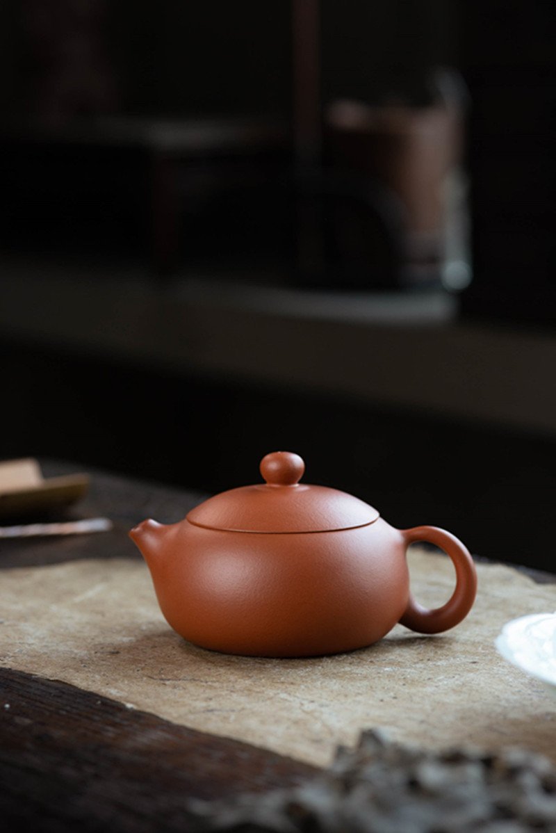 宜兴紫砂壶扁西施壶原矿半手工制作茶壶茶具套装礼品代发货厂家