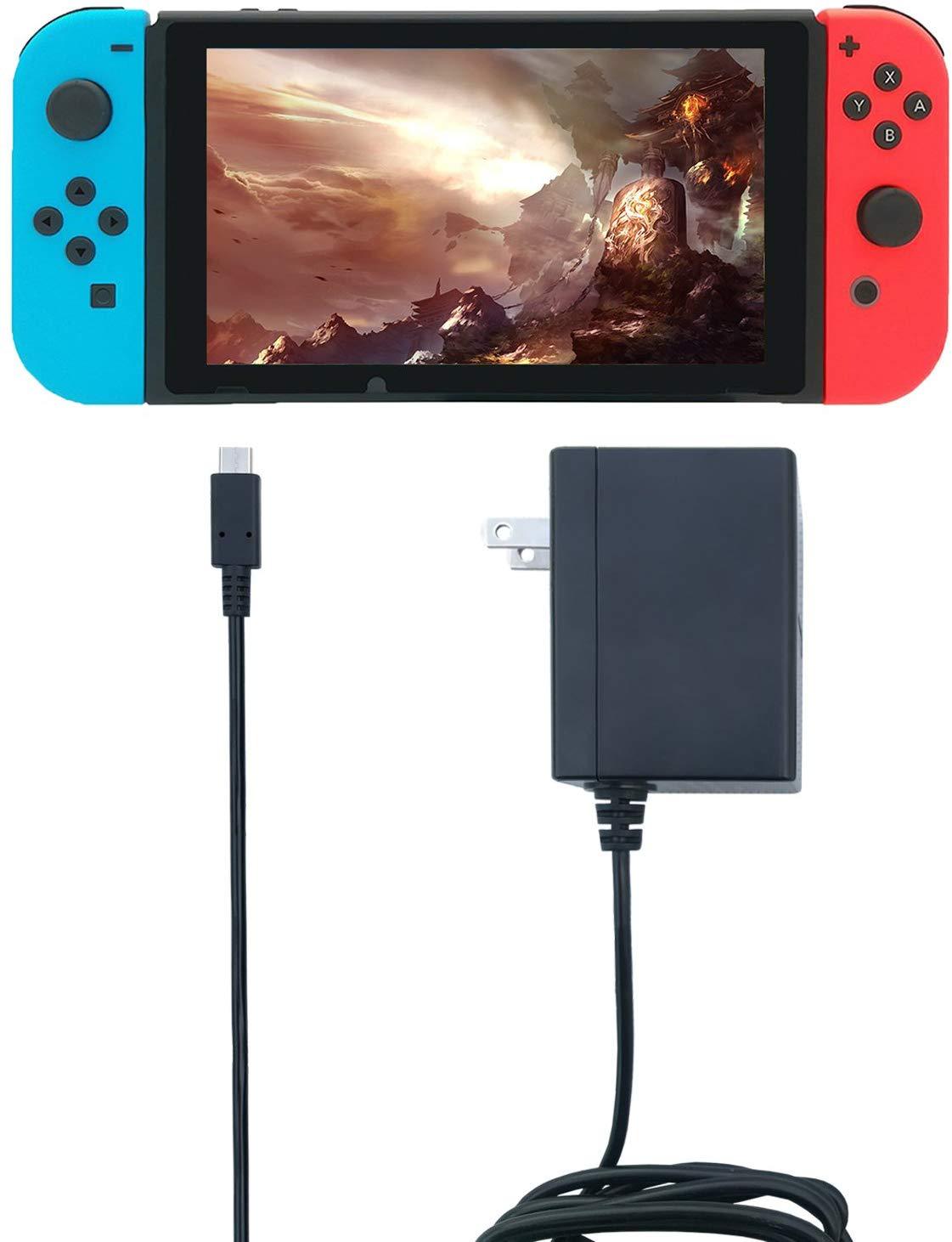 适用任天堂switch充电器 美规日版国行电源适配器15v2.6a快充火牛