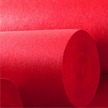 厂家批发 一次性红地毯 150克约1.5mm厚 红色 一次性地毯 婚庆地