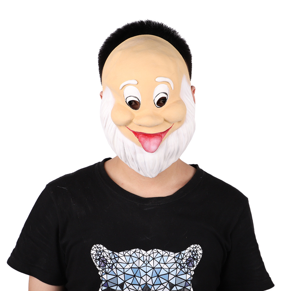 万圣节恶搞 怪罗马武士乳胶面具头套假面化妆舞会cosplay派对文化