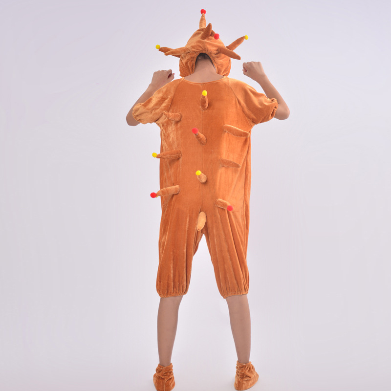 儿童动物卡通刺猬表演服装话剧小刺猬舞台演出服幼儿园亲子扮演