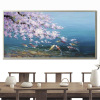 Factory Outlet 19 new pattern cherry blossoms Nine fish Hand drawn Oil Painting a living room bedroom Entrance Hanging picture modern Simplicity New Chinese style Factory Outlet 19 new pattern cherry blossoms Nine fish Hand drawn Oil Painting a living room bedroom Entrance Hanging picture modern Simplicity New Chinese style