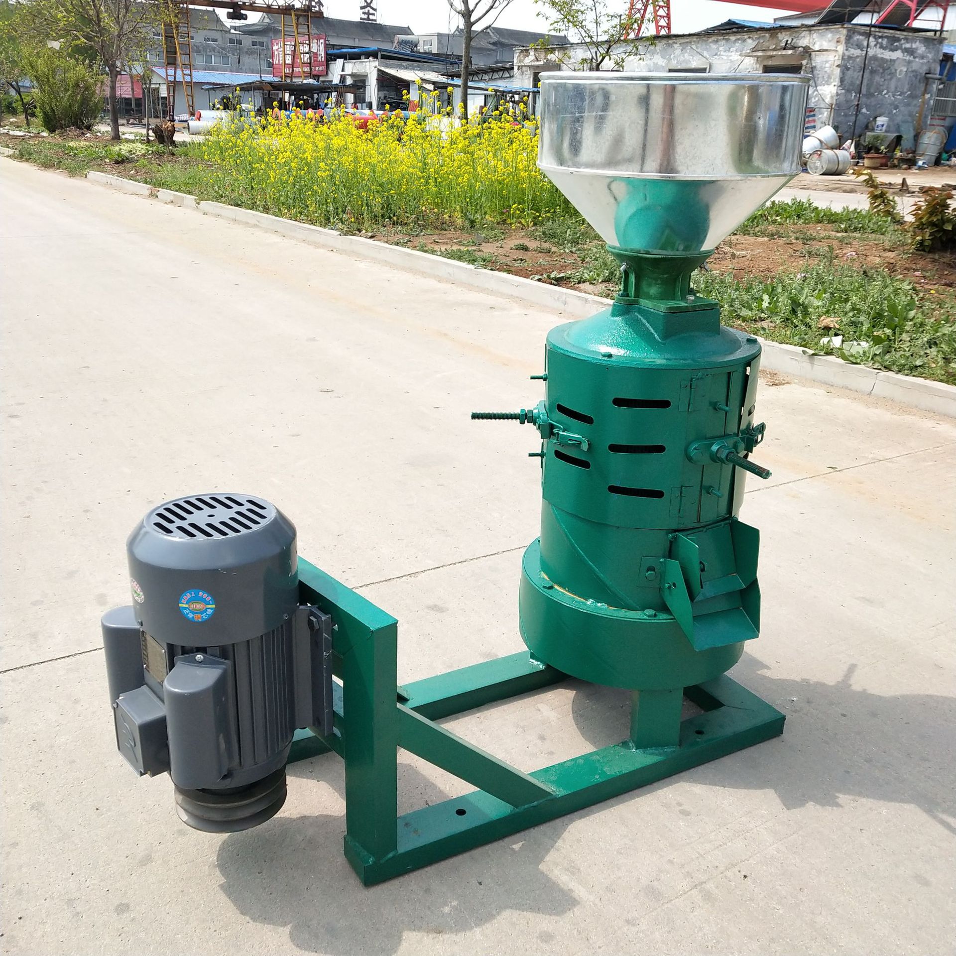 宇悦家用粮食碾米机 电动330型稻谷脱壳抛光机 碾米机脱皮设备