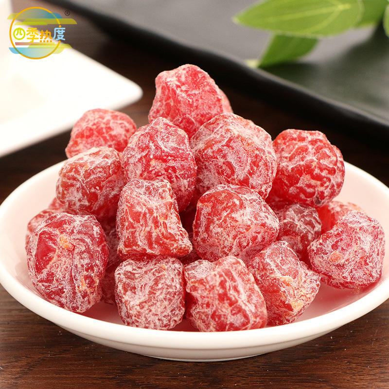 休闲零食批发雪花红梅 酸甜情人梅子 过年送礼梅子干 厂家批发