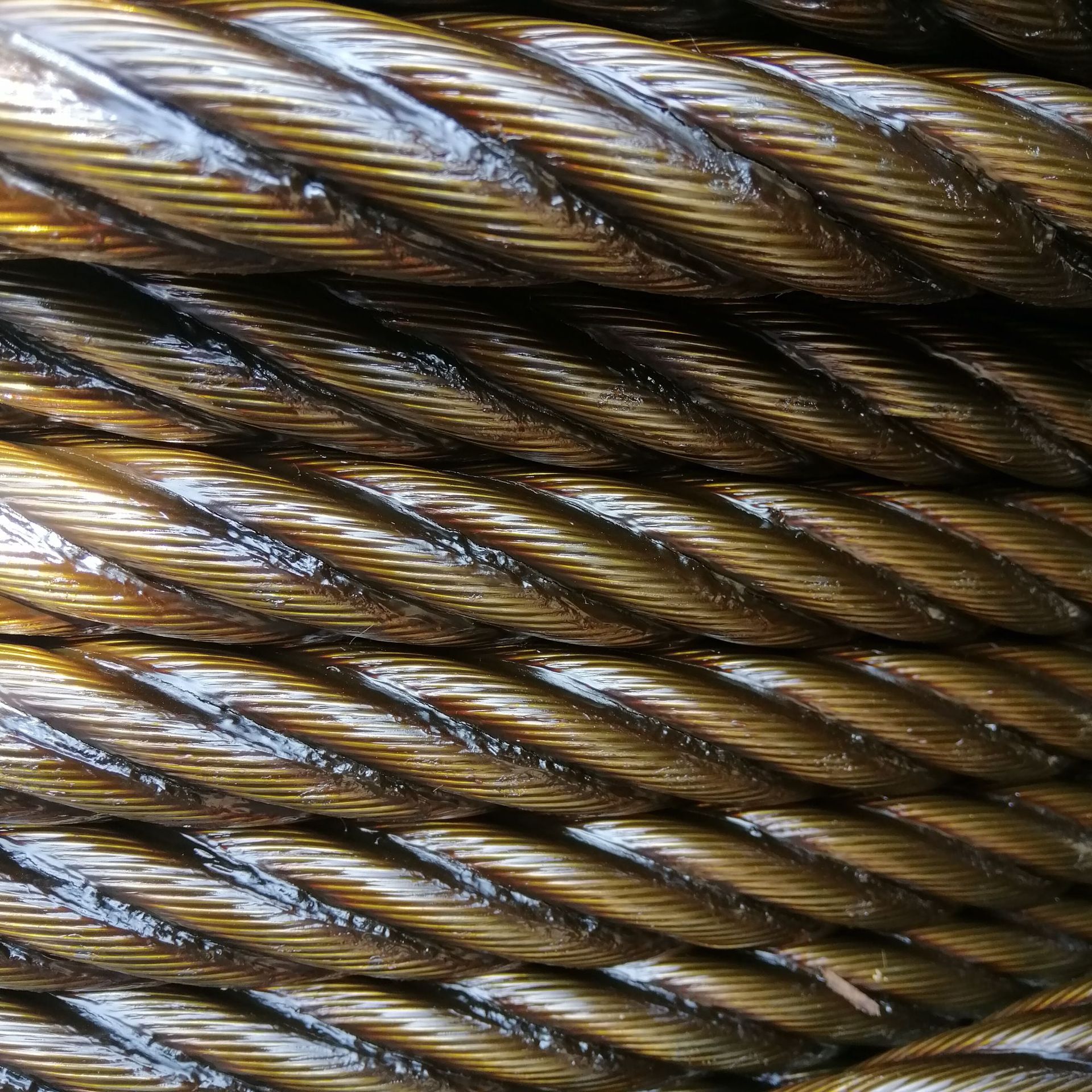 批发 直径26 光面 涂油钢丝绳 结构6*37 fc