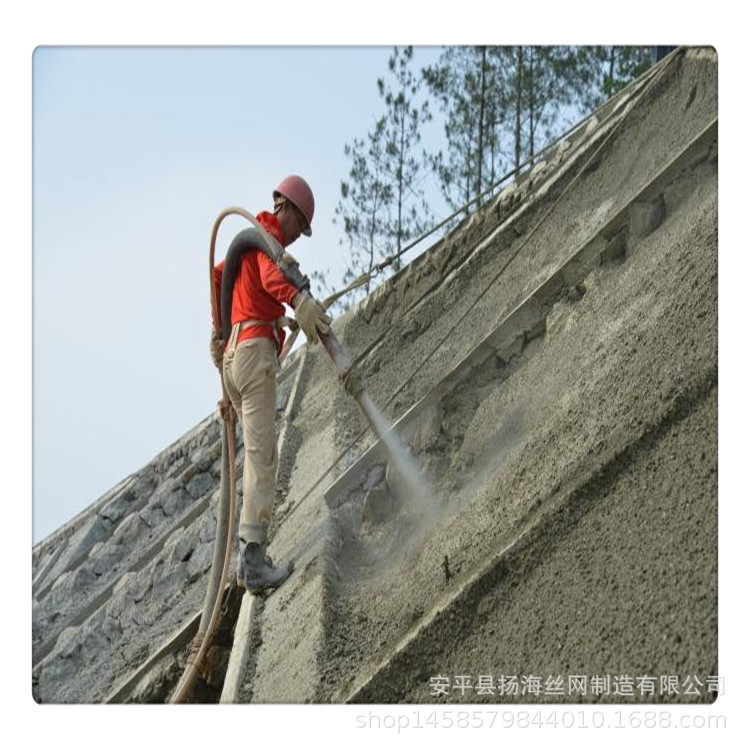 河南郑州挂网混凝土喷浆边坡支护 边坡喷浆 基坑护坡喷浆施工快