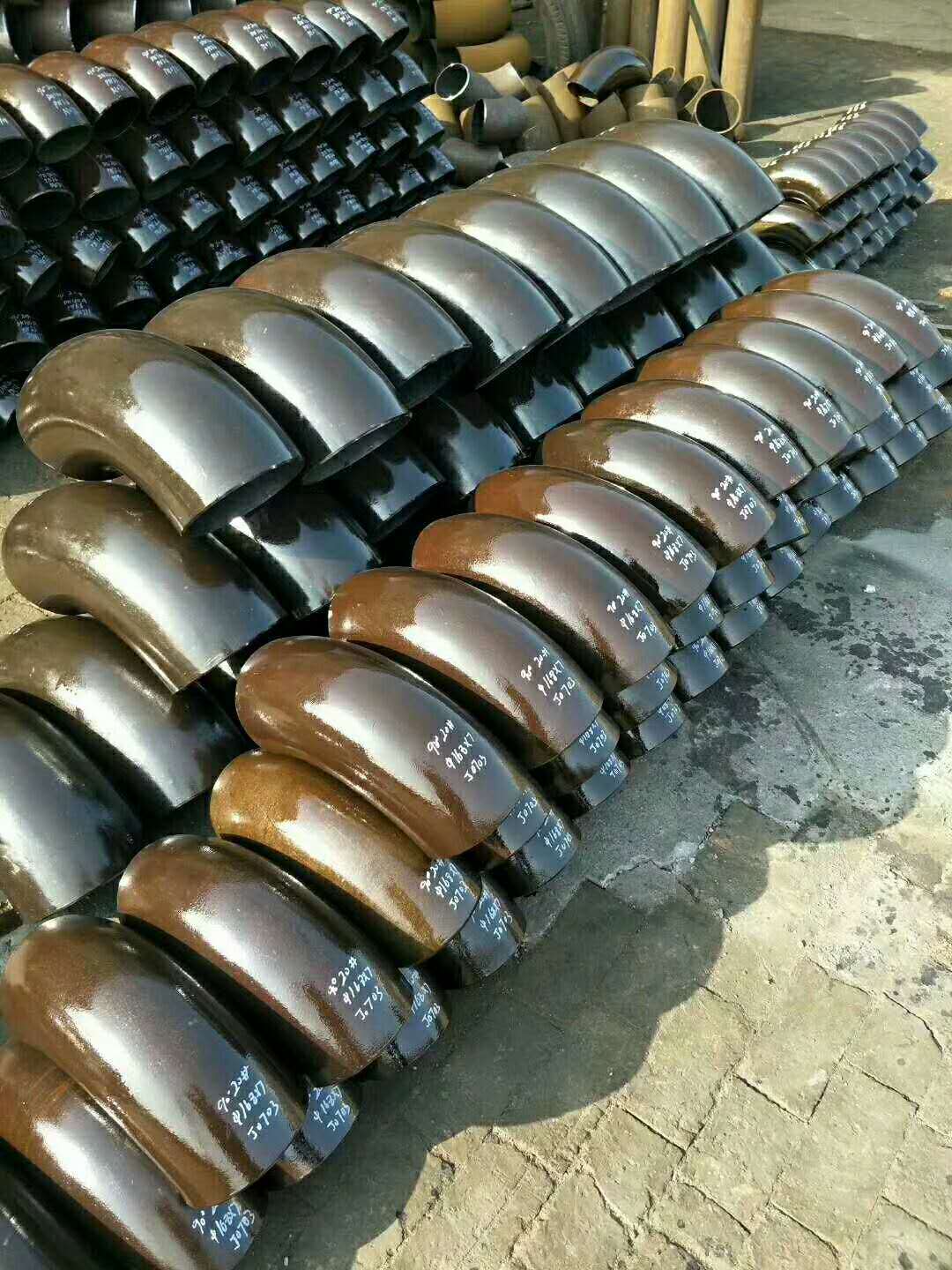 厂家定制304方管冲压弯头 90度水暖水管弯头 pe铸铁碳钢弯头