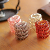 Telephone line Hairpin Tousheng Gradient transparent Hair tie Elastic the republic of korea Dongdaemun No trace Hair rope Headdress Telephone line Hairpin Tousheng Gradient transparent Hair tie Elastic the republic of korea Dongdaemun No trace Hair rope Headdress