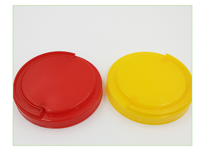 pp带提手广口瓶盖 塑料瓶盖 蜂蜜瓶瓶盖有内盖定制加工