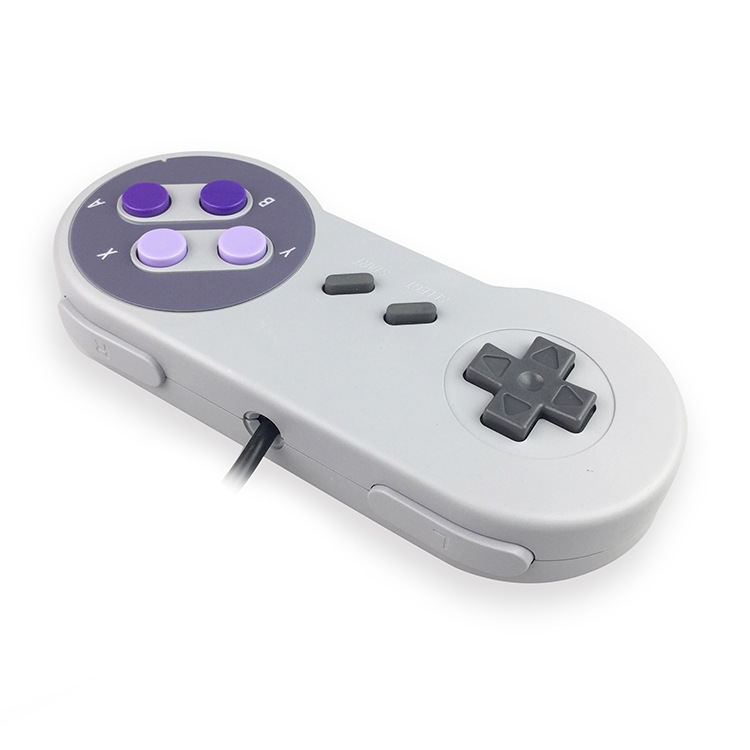 新款super nes复古游戏手柄 snes mini游戏手柄 wii接口超任手柄