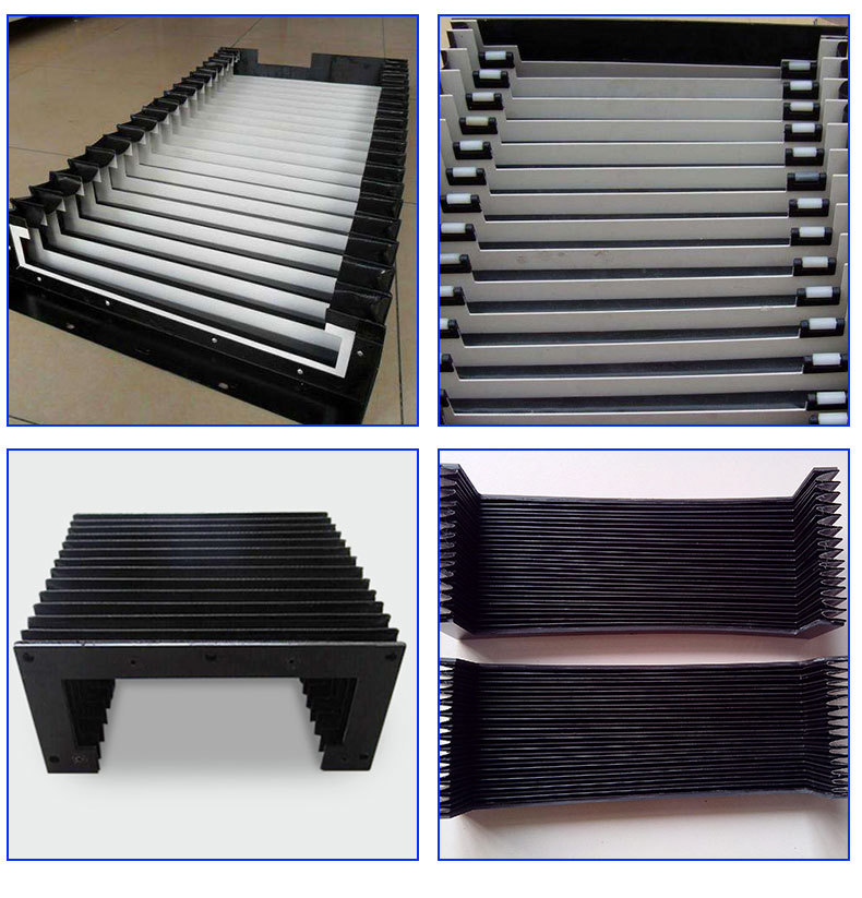 鑫泰兴 柔性风琴式伸缩防护罩 机床配件导轨风琴防尘罩机床防护罩