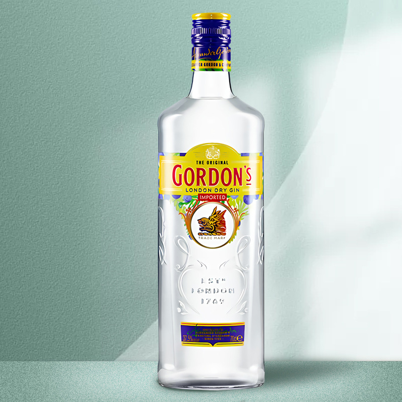 洋酒批发 哥顿金酒gordonsdry gin  原装进口洋酒750ml
