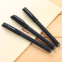磨砂中性笔 办公签字笔学生水笔促销广告中性笔加印logo厂家直销