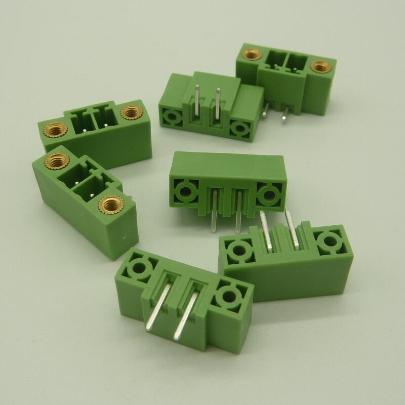 町洋ecsh381rrm接线端子381间距对接式带针带耳插座