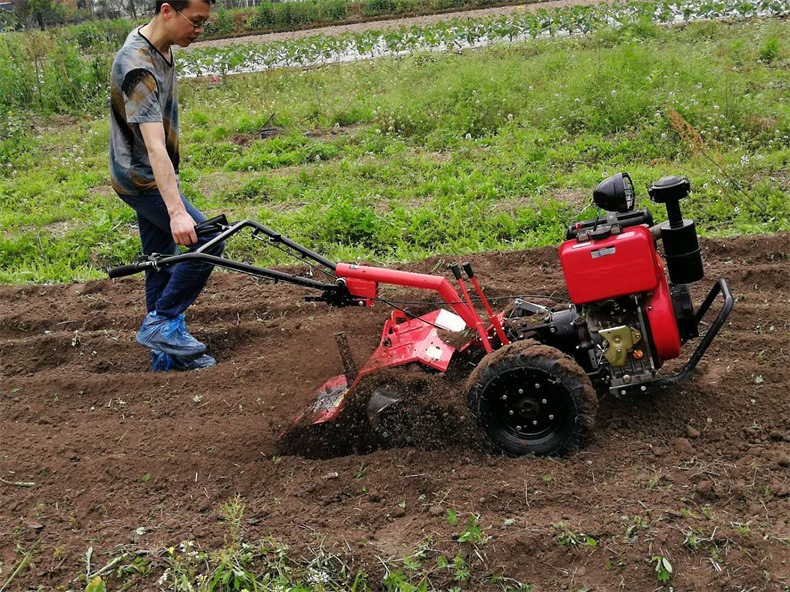 单缸柴油旋耕机松土机微耕机旋地机开沟除草松土汽油耕地