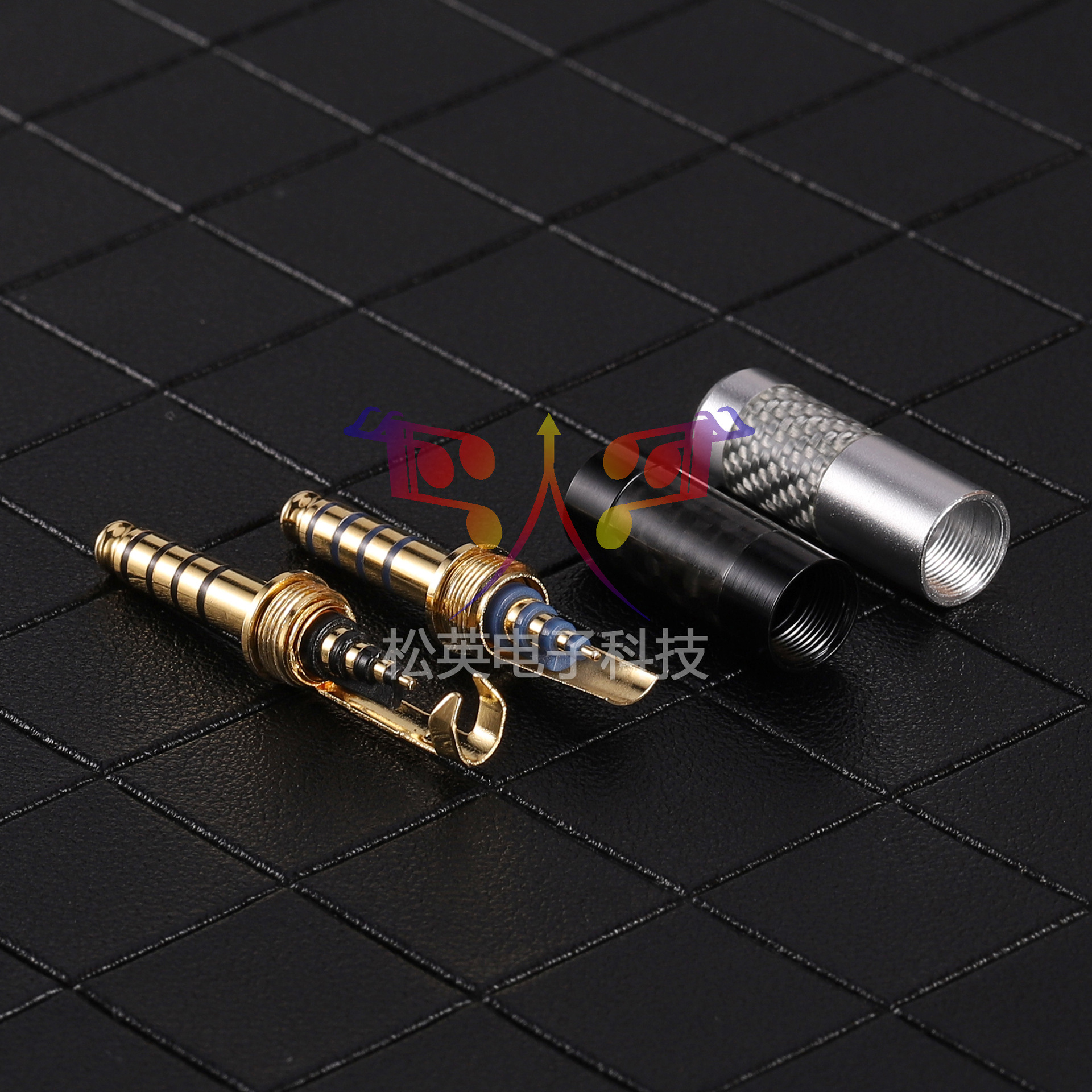 创雅宏 nw-wm1z/a 4.4mm五级平衡插头 碳纤维4.4插头 索尼4.4插头