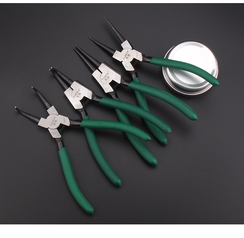 9寸挡圈钳多功能卡环钳内外撑外内直外弯内弯卡黄钳卡簧钳子曲钳