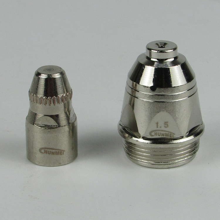 等离子割枪配件黑狼p80电极喷咀 枪头电割嘴铪丝数控等离子导电嘴