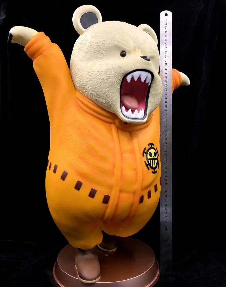 海贼王 贝波熊 gk 大熊 雕像 模型手办