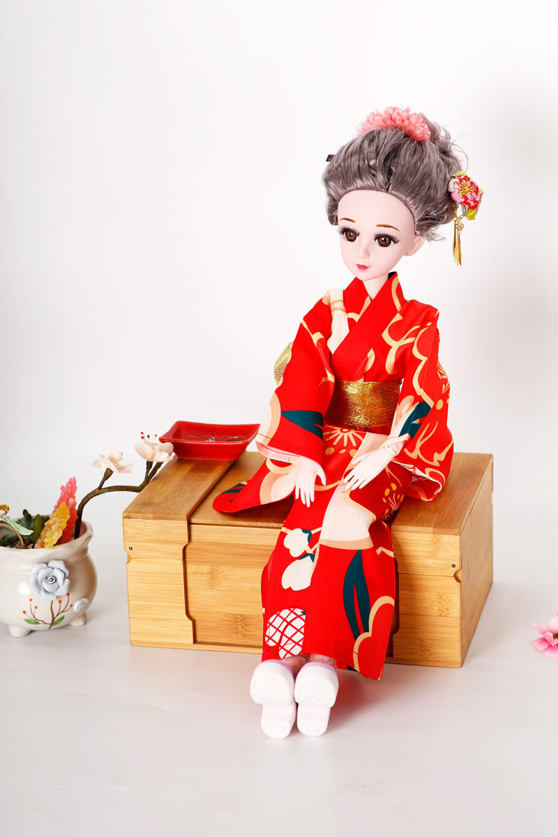 日本和服娃衣和风古装bjd sd 娃娃衣服6分1/4分3分手办兵人小布ob