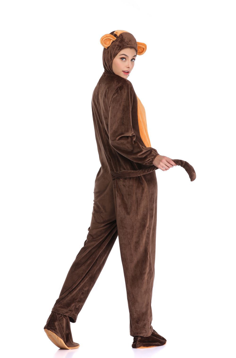 万圣节服饰 动物服装 十二生肖儿童成人猴子服装 表演出服cosplay