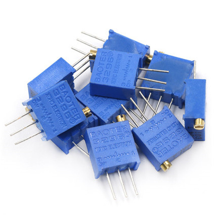 wh5-1a-22k 碳膜电位器可调电阻器 配螺丝 wh5电位器22k 电子配单