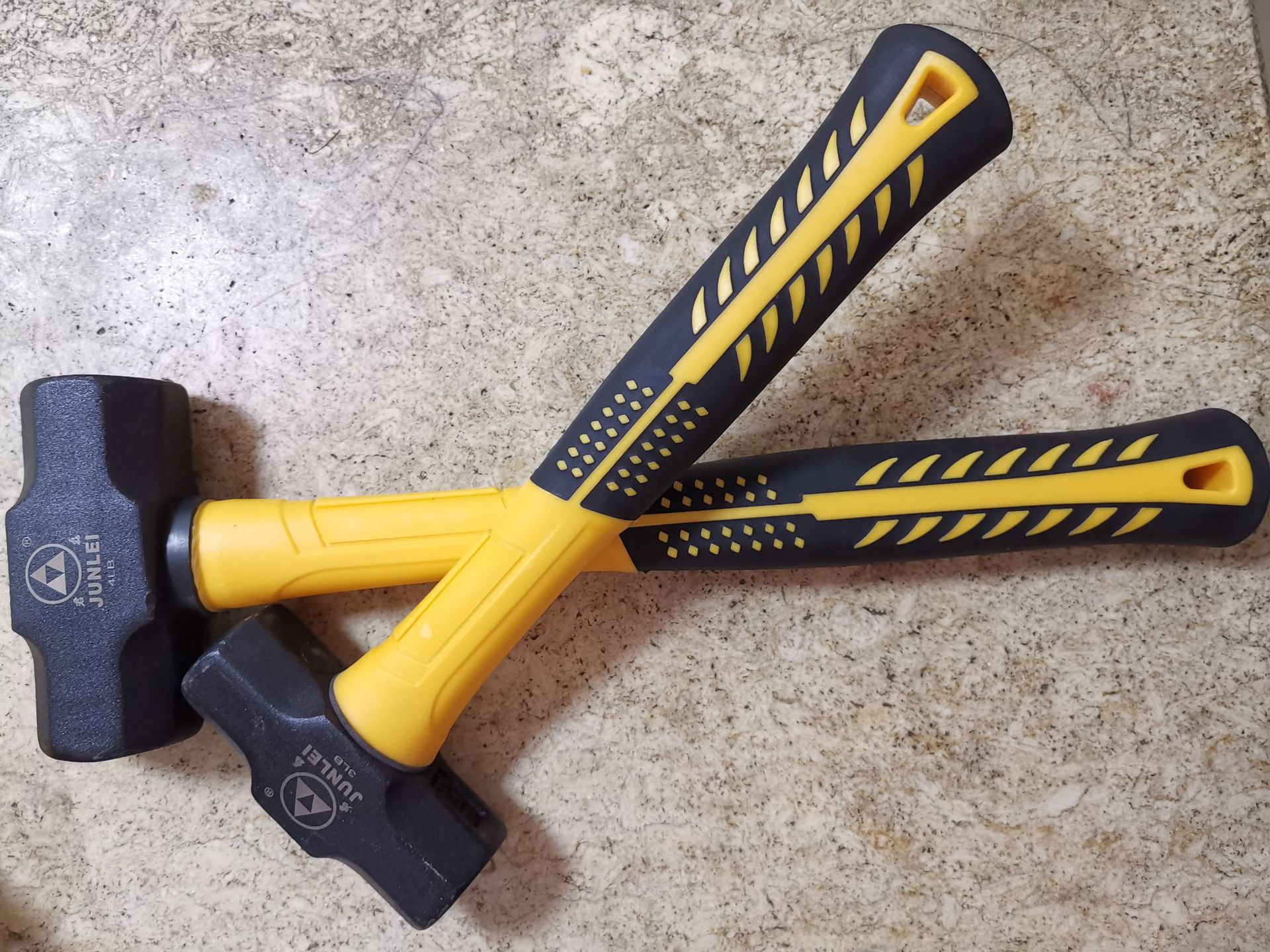 纯钢八角锤工地用榔头铁锤子实心连体砸墙大锤重型手锤石工拆墙大