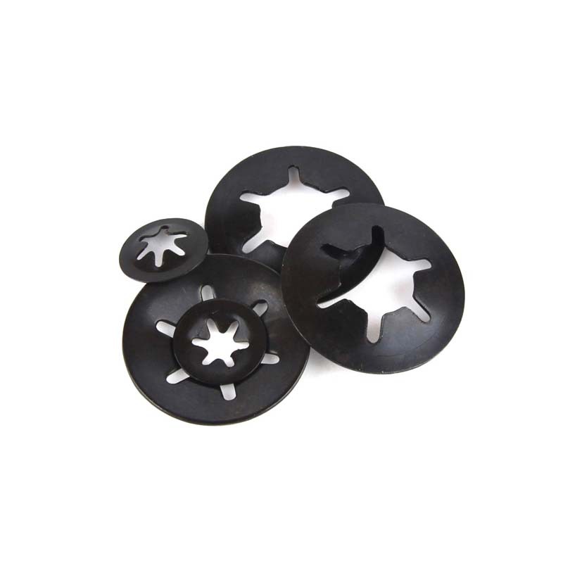 65锰梅花轴承夹挡圈翻边轴承夹平边定位介子内齿锁紧垫圈m1.5-m15