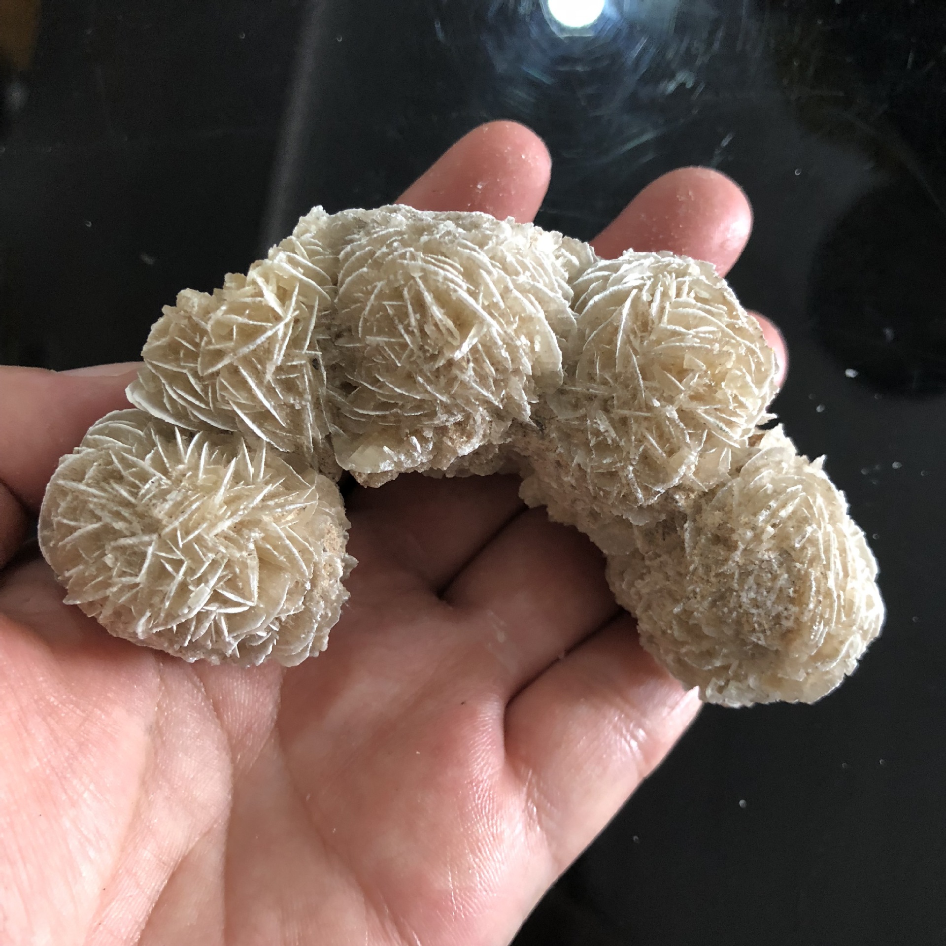 精品天然墨西哥沙漠玫瑰石 矿物晶体 奇石头原石 收藏品 观赏石