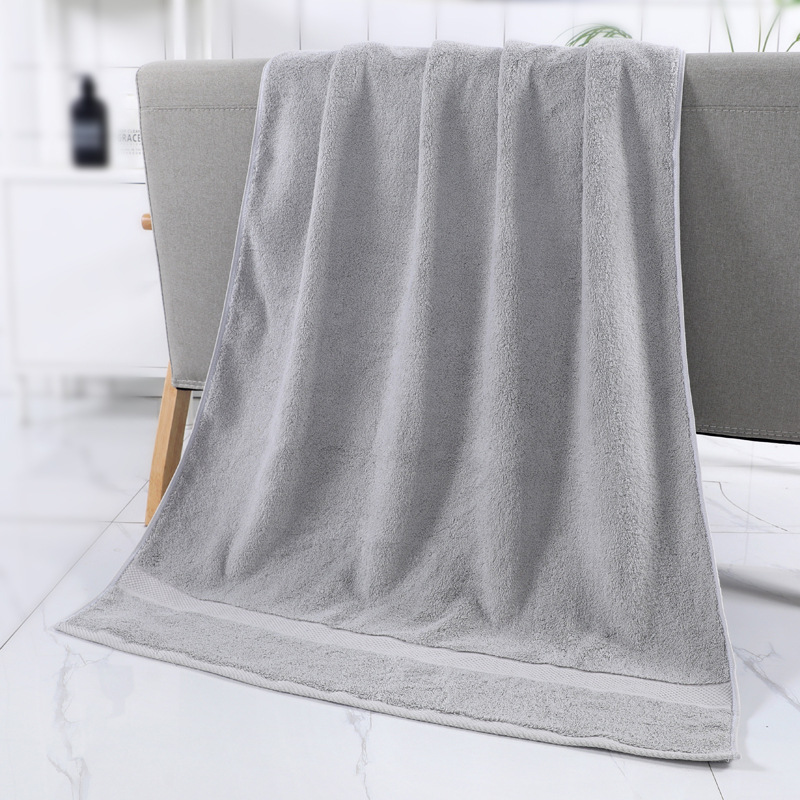 Thickened plus-Sized 80*160 Cotton Bath Towel 800G Wholesale Factory Direct Sales Five-Star Hotel Bath Towel Cotton