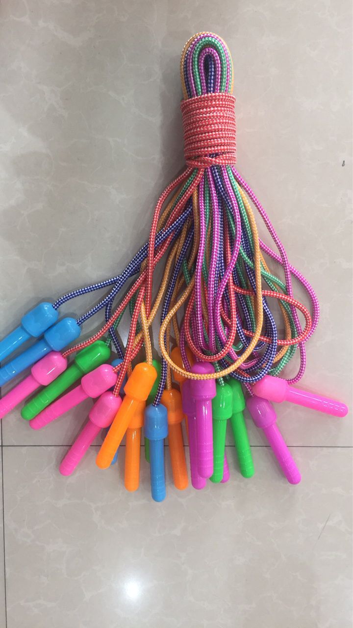 跳绳批发 塑料儿童双管跳绳 儿童闪光跳绳 学生体育运动用品跳绳