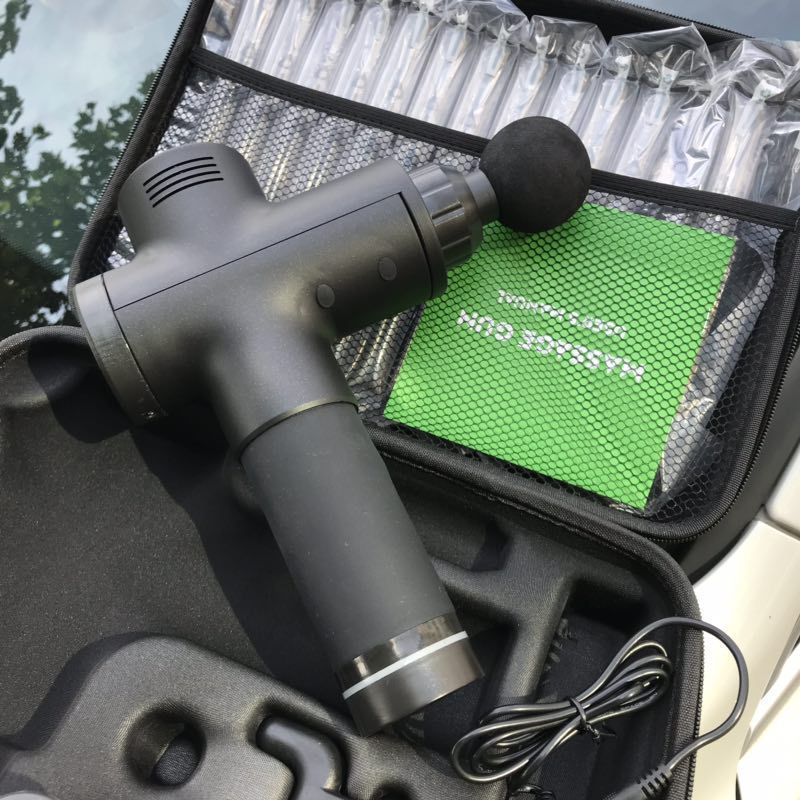 筋膜枪按摩枪深层肌肉放松器家用瘦腿静音电动按摩枪跨境专供