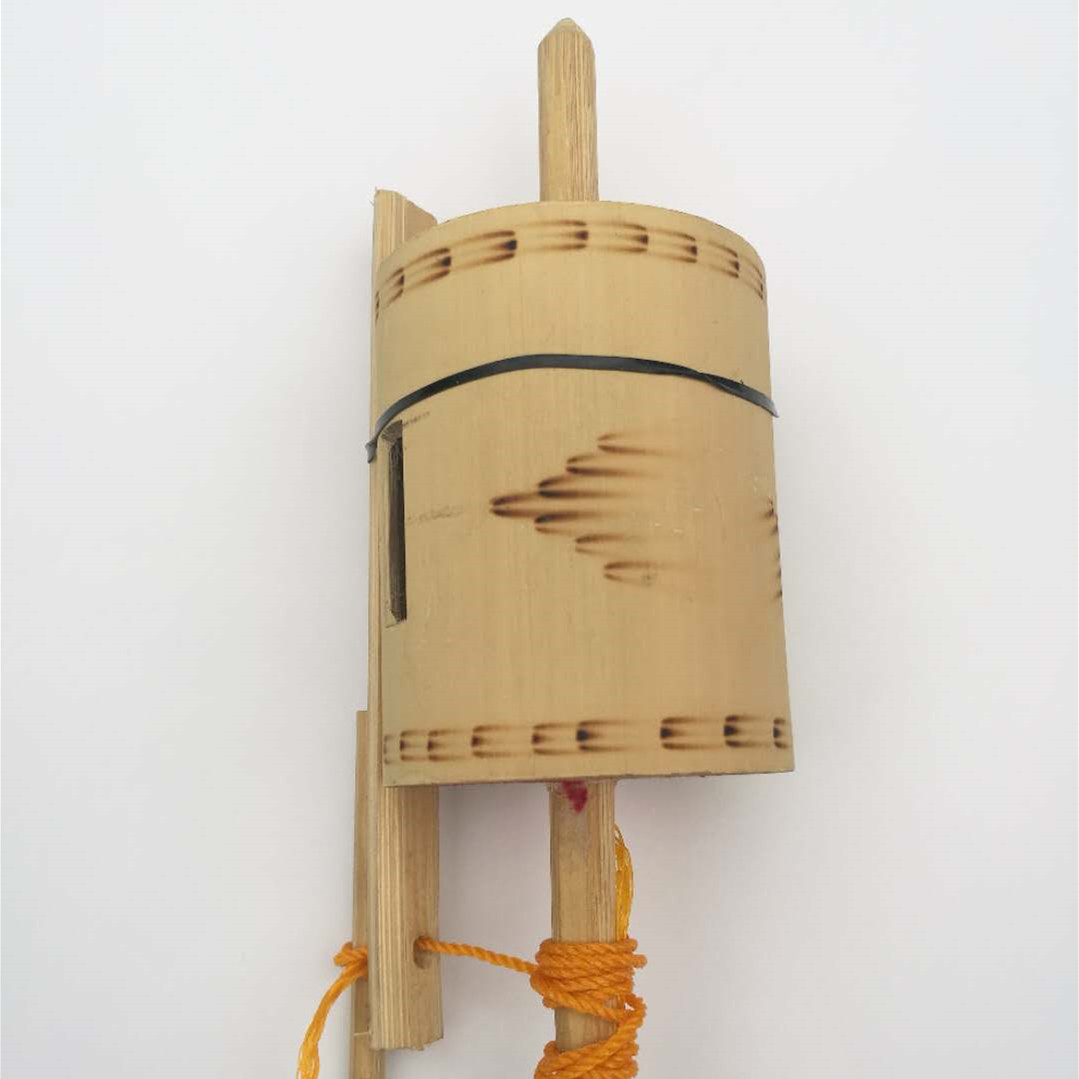 印度尼西亚 竹玩具 碳化 手工益智,怀旧童趣 特色文化-- 竹陀螺