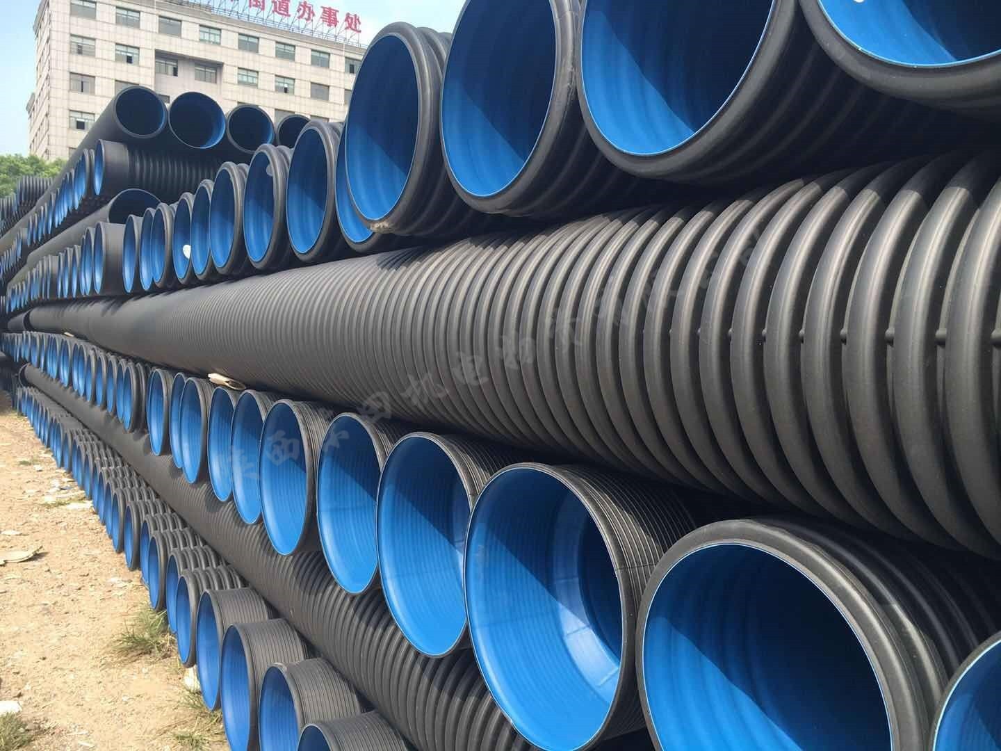 厂家直供双壁波纹管 200s2 排污排水隧道专用管道 陕西西安批发