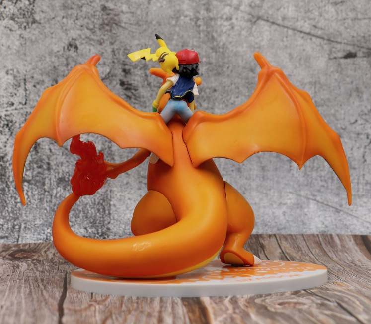 小智 皮卡丘 喷火龙 小火龙组合 盒装手办模型摆件