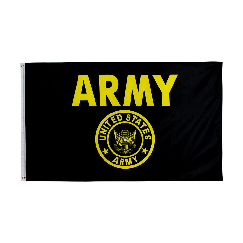 90*150cm美国军旗 usa army旗 黄色支持定制