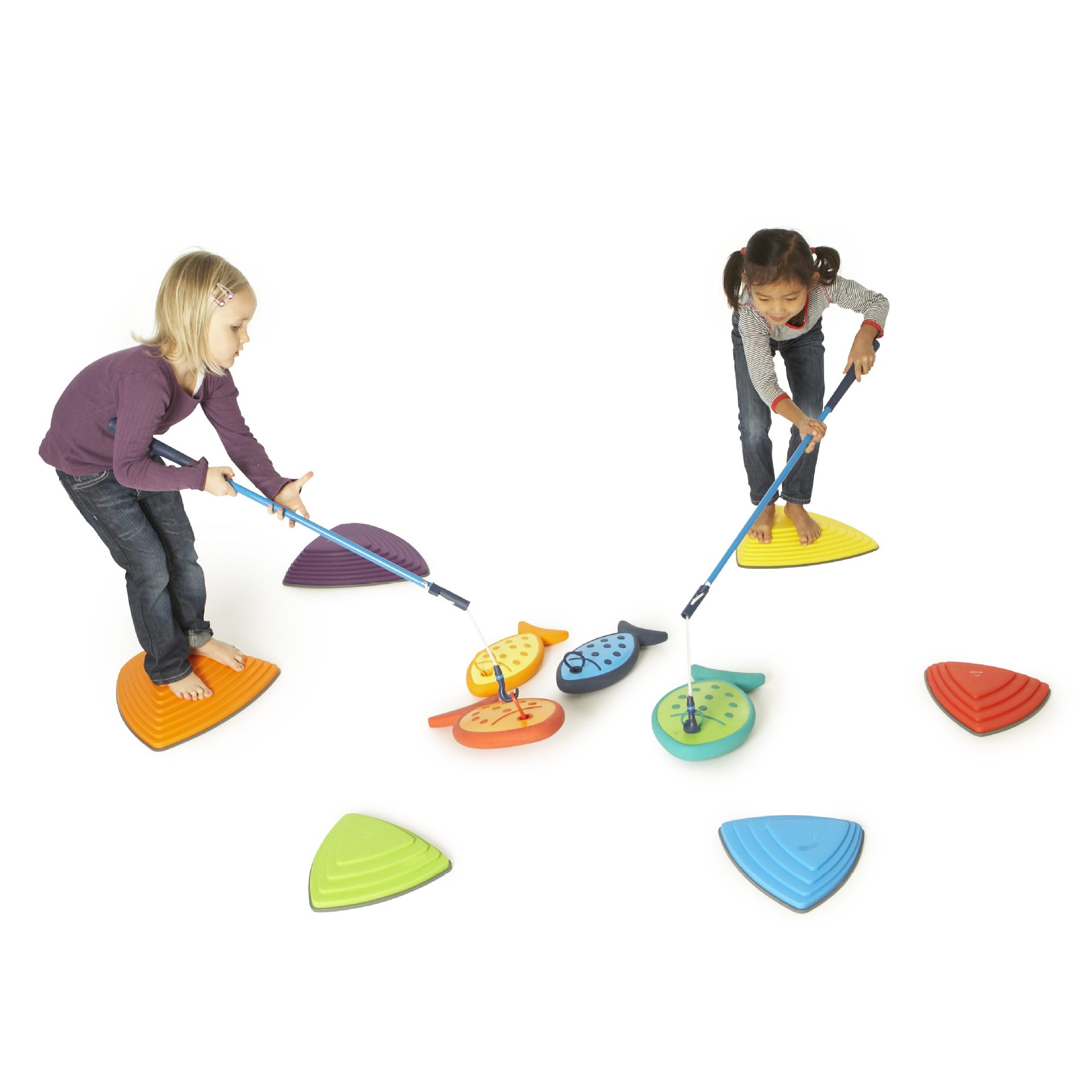 丹麦进口gonge趣味运动游戏道具过河石拓展训练器材石头户外游戏