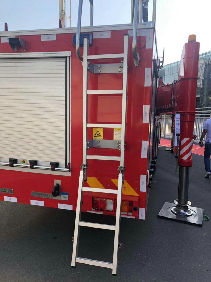 批发消防车后爬梯 特种设备车加硬铝合金爬梯 高强度消防爬梯