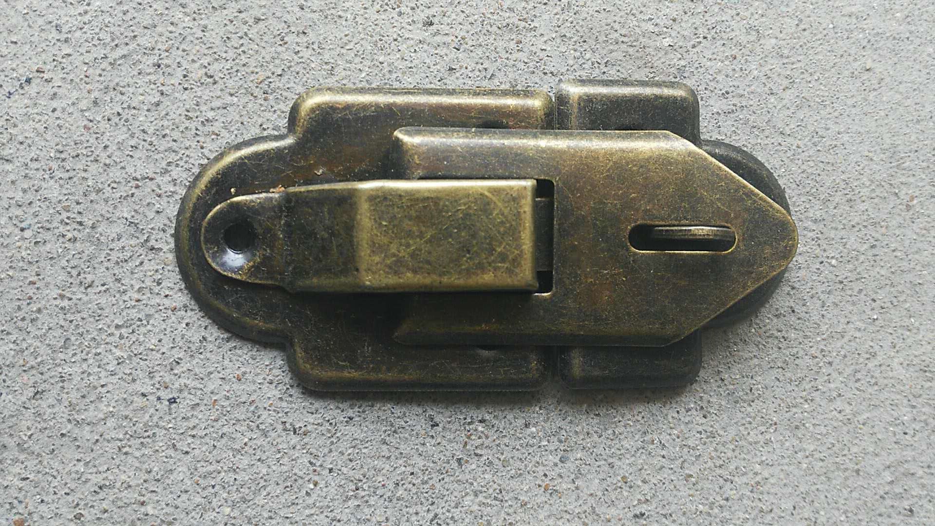 木盒箱扣面板木制首饰珠宝盒锁片搭扣礼品盒锁扣