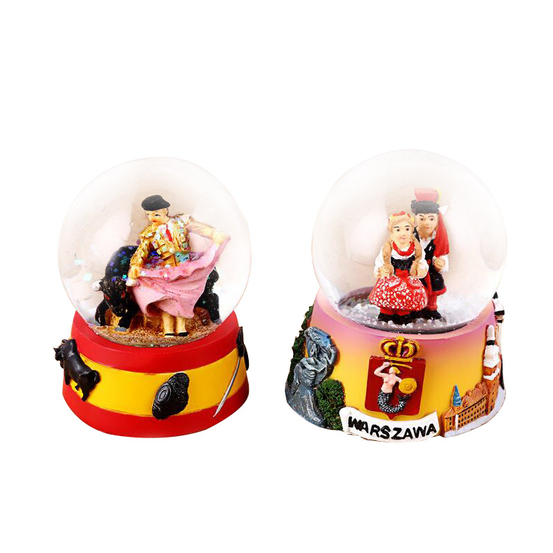 树脂工艺品水晶球摆件树脂玻璃水球水球工艺品圣诞雪球-阿里巴巴