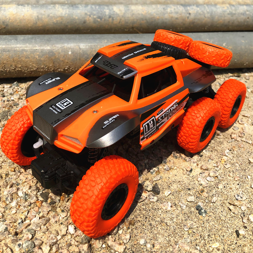 新款四驱遥控车山地漂移六轮攀爬车 跨境高速赛车男孩充电玩具