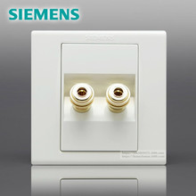 SIEMENS/西门子 品宜Ocero 双接线柱音响插座5TG06351NC01