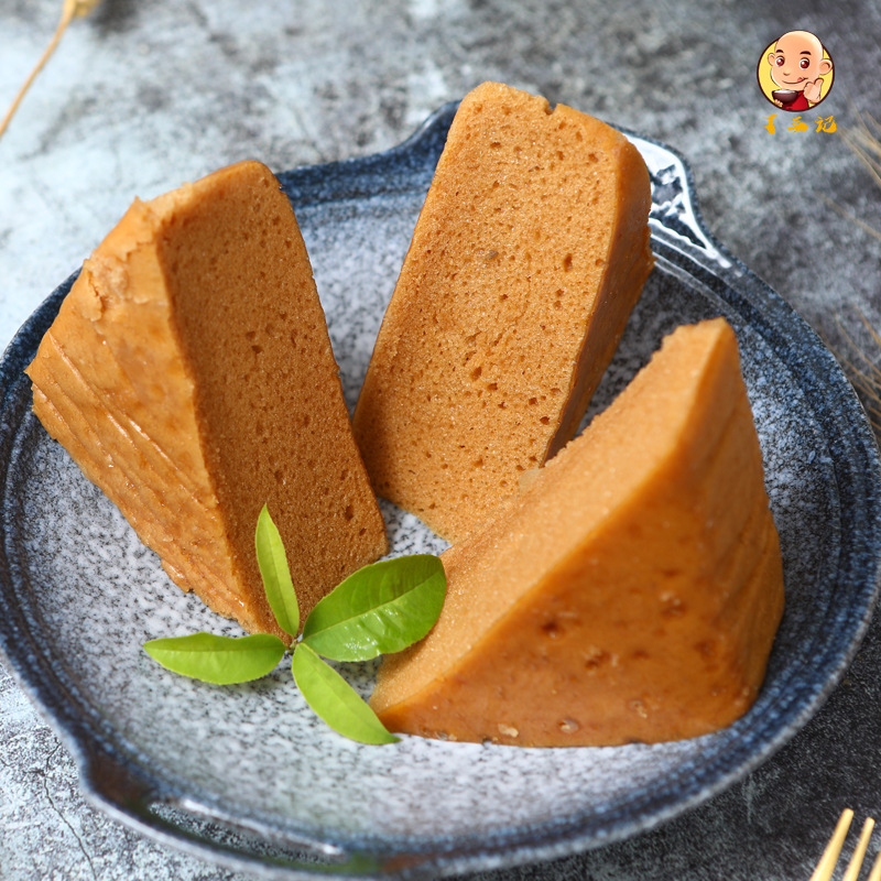 广东早餐茶楼马拉糕 五斤装切三角形红糖松糕六包4包包邮