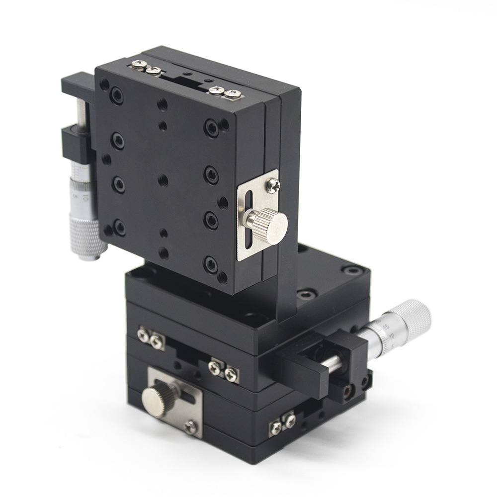 xyz轴60las微调精密光学滑台直线平移垂直升降交叉导轨滑台