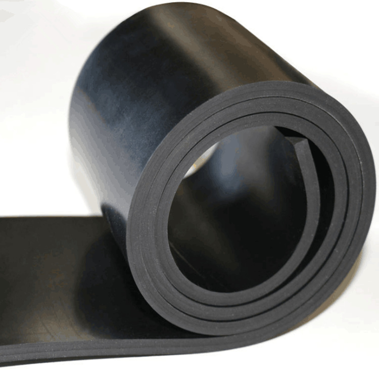 优质工业橡胶板5mm加厚耐磨防滑橡胶皮黑色绝缘胶板耐油减震胶垫