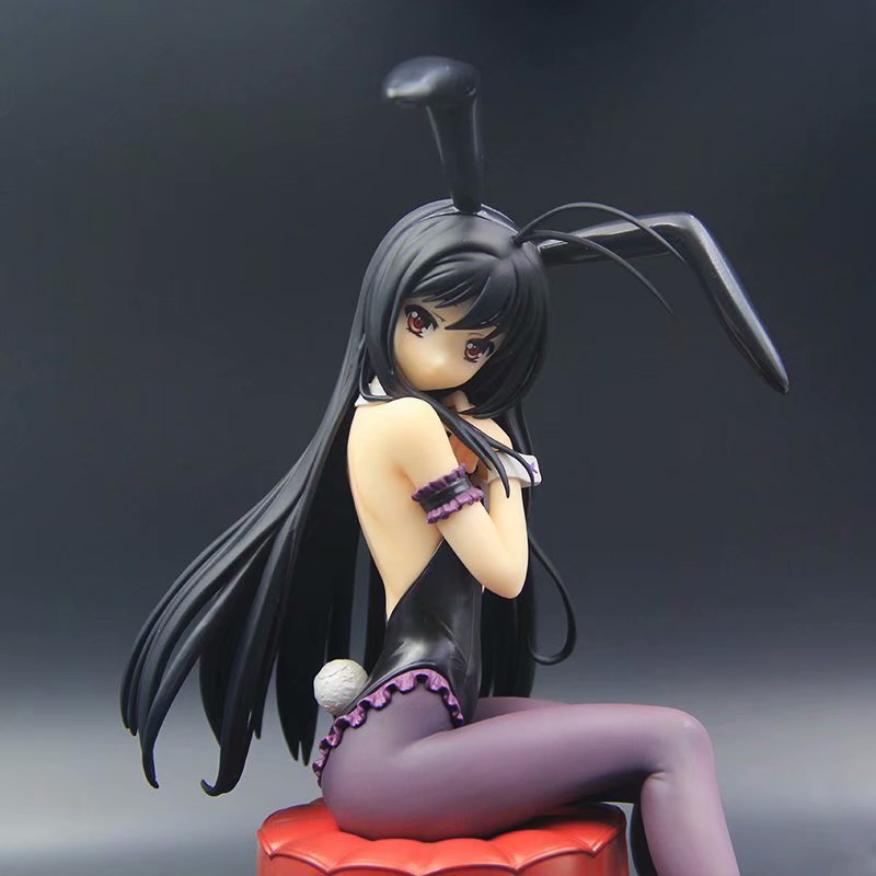 动漫加速世界 黑雪姬 兔女郎ver. 黑雪公主 盒装手办模型