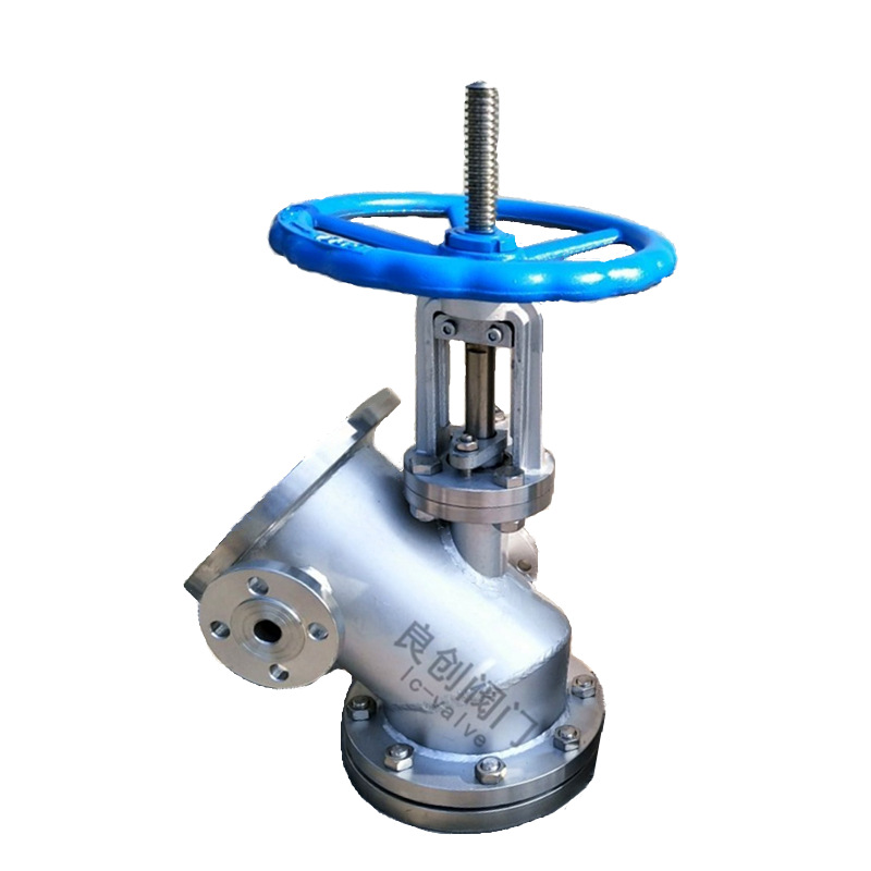 保温上下展式放料阀 罐底保温卸料阀 304放料阀 y型放料阀