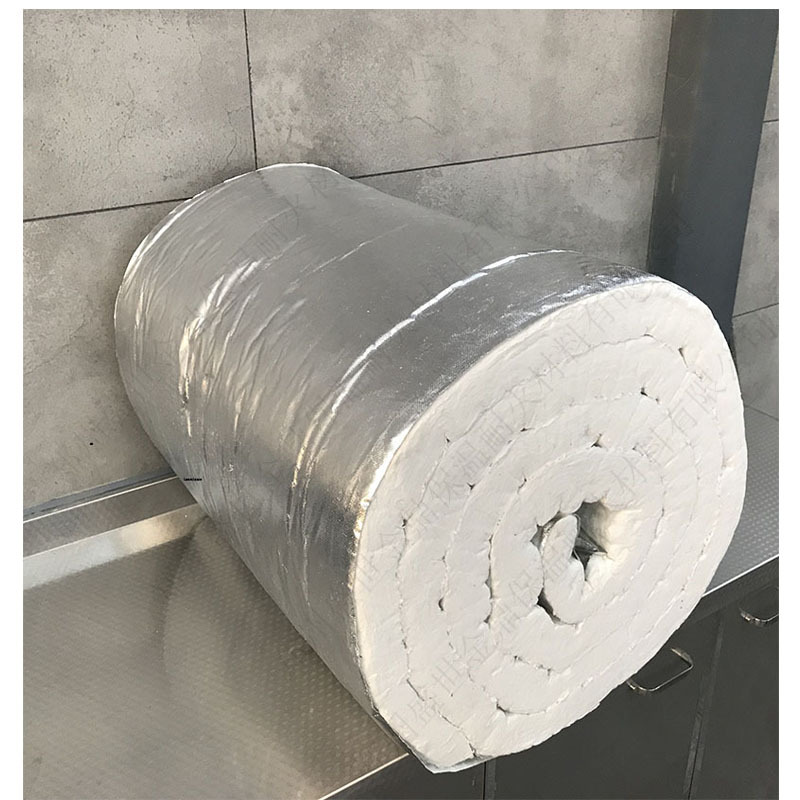 单面覆铝箔硅酸铝针刺毯冶金电力水泥行业用绝热吸音现货